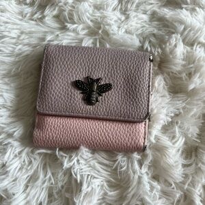 Pink and Purple Leather Women's wallet